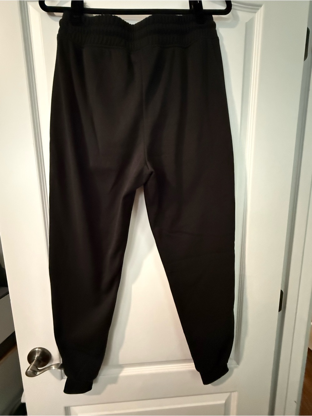 Athletex Men's Black Drawstring Jogger Pants - Comfortable Everyday Wear - Picture 3 of 5